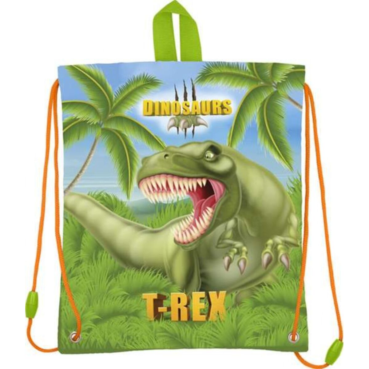 Snackpose Stor Grøn Dinosaur